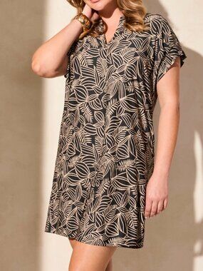 Tribal Jeans Ribbed Dress with Back Placket Size XL